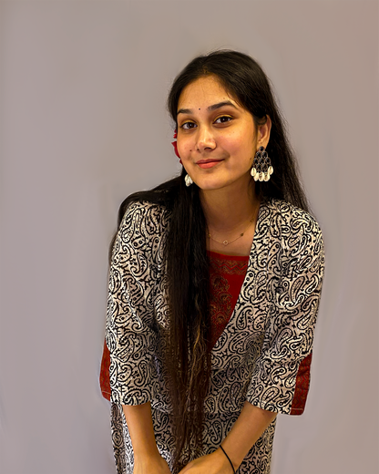 Gulabo: Black and Red A-Line Kurta