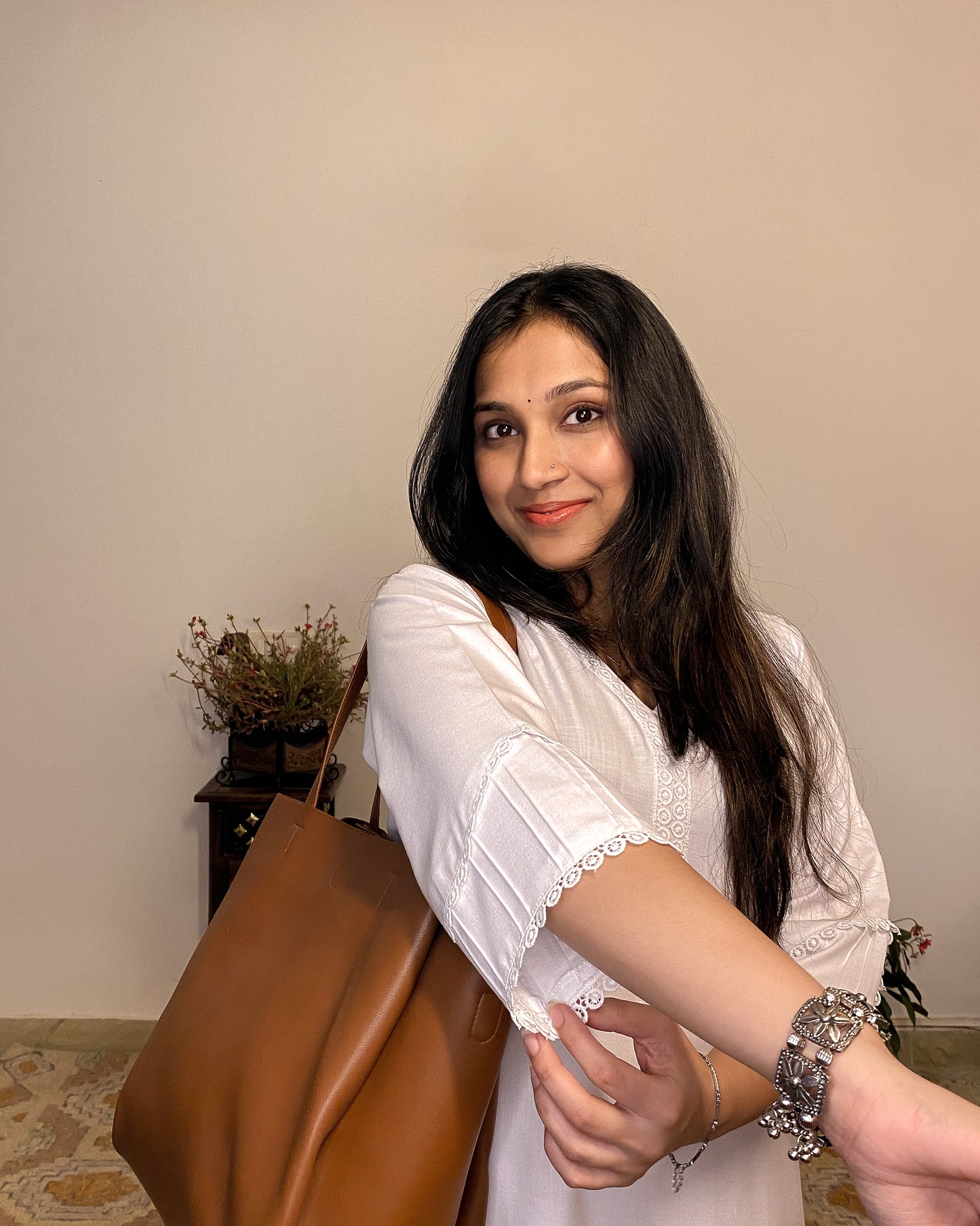 Inaya: Black A-Line Kurta